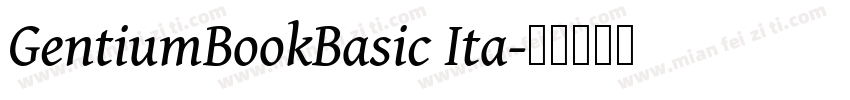 GentiumBookBasic Ita字体转换